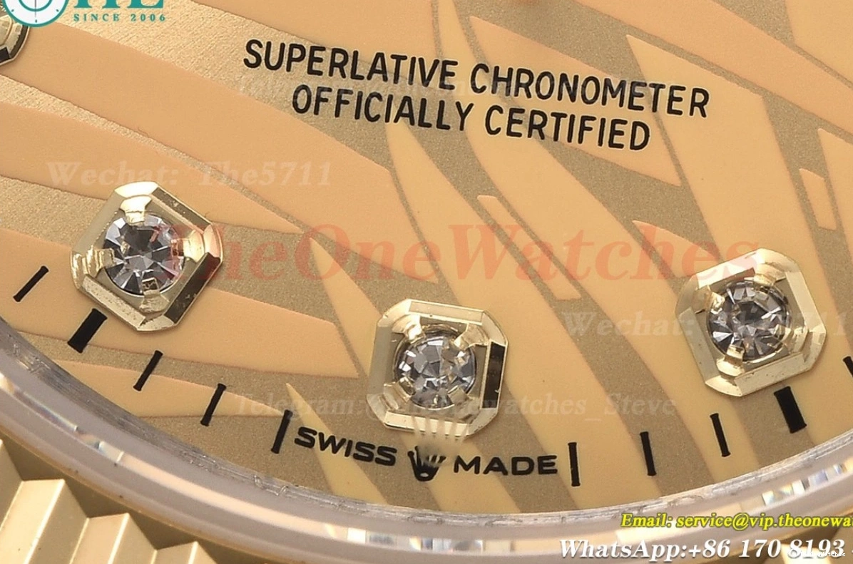 Jub Datejust Palm YG Dial SS GDF 126233 MY8215 Dia Motif 36mm 0122